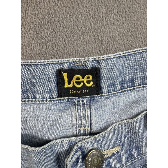 Lee Loose Fit Men's Carpenter Jeans Size 36x32 Cotton Poly Blend - Picture 3 of 6